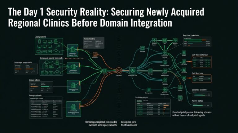 Securing Acquired Regional Clinics Before Domain Integration