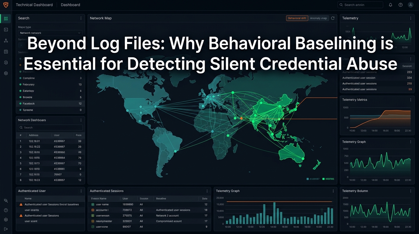 Beyond Log Files: Behavioral Baselining for Credential Abuse