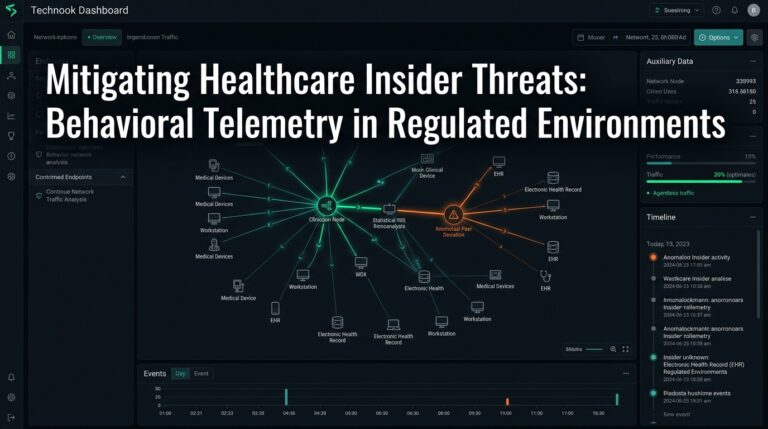 Mitigating Healthcare Insider Threats via Behavioral Telemetry