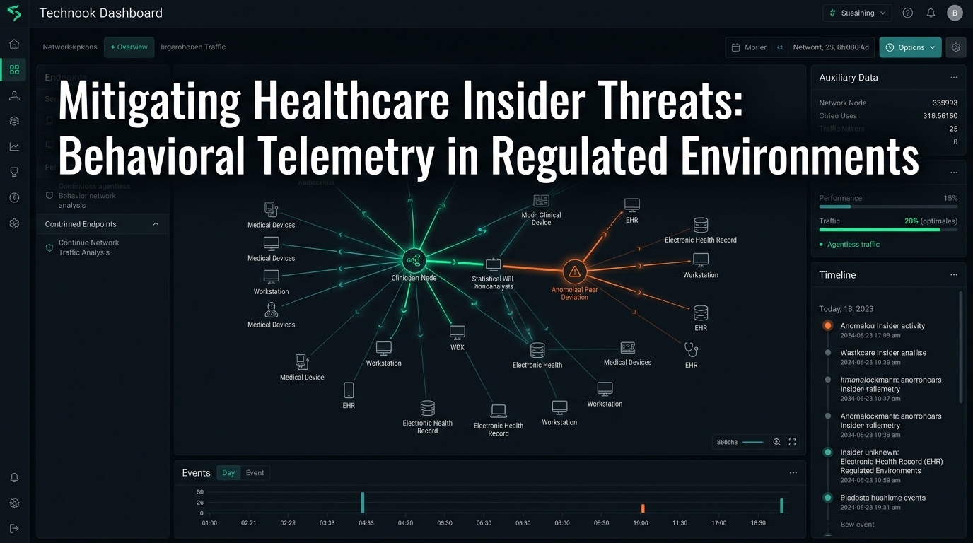 Mitigating Healthcare Insider Threats via Behavioral Telemetry