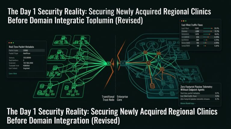 Securing Acquired Regional Clinics Before Domain Integration