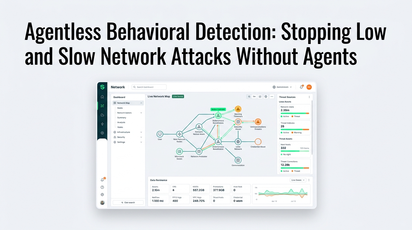 Agentless Behavioral Detection: Stopping Low and Slow Network Attacks Without Agents