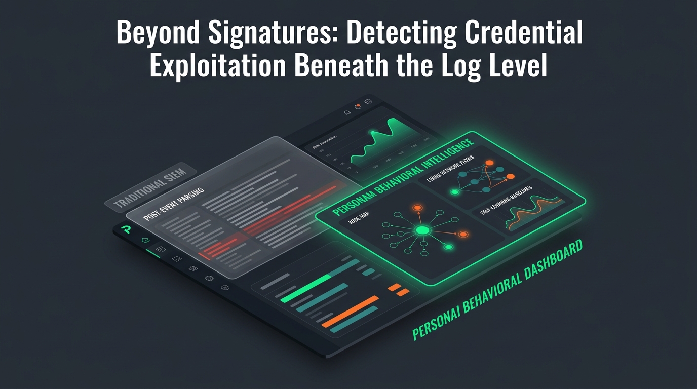 Beyond Signatures: Detecting Credential Exploitation Beneath the Log Level