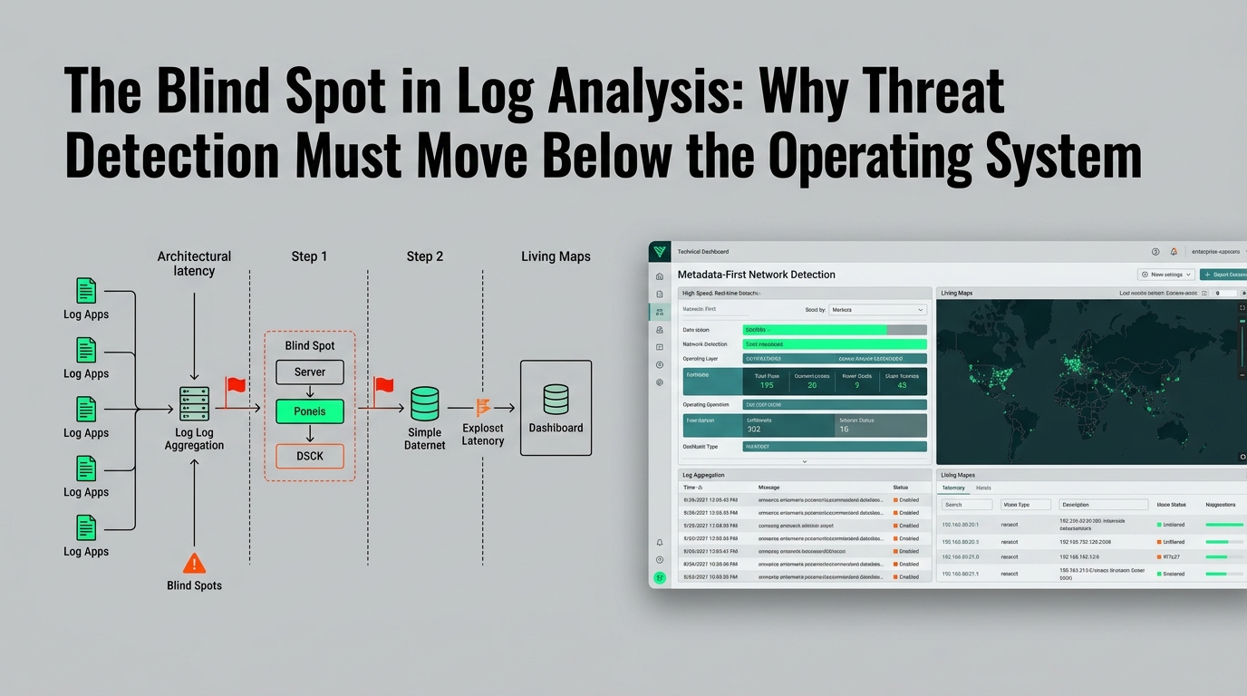 The Blind Spot in Log Analysis: Why Threat Detection Must Move Below the Operating System